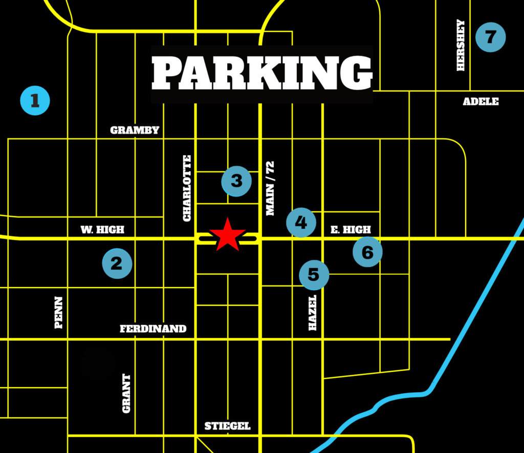 Baron Brew Fest Parking Map